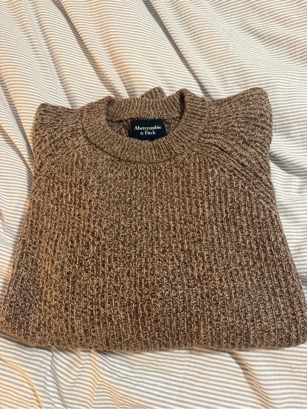 Abercrombie & Fitch Men’s 100% Cotton Crew Sweater